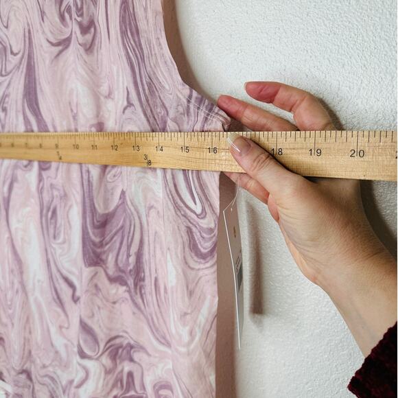 NWT Spiritual Gangster Pink Marble High Neck Active Muscle Tank S - Picture 12 of 12